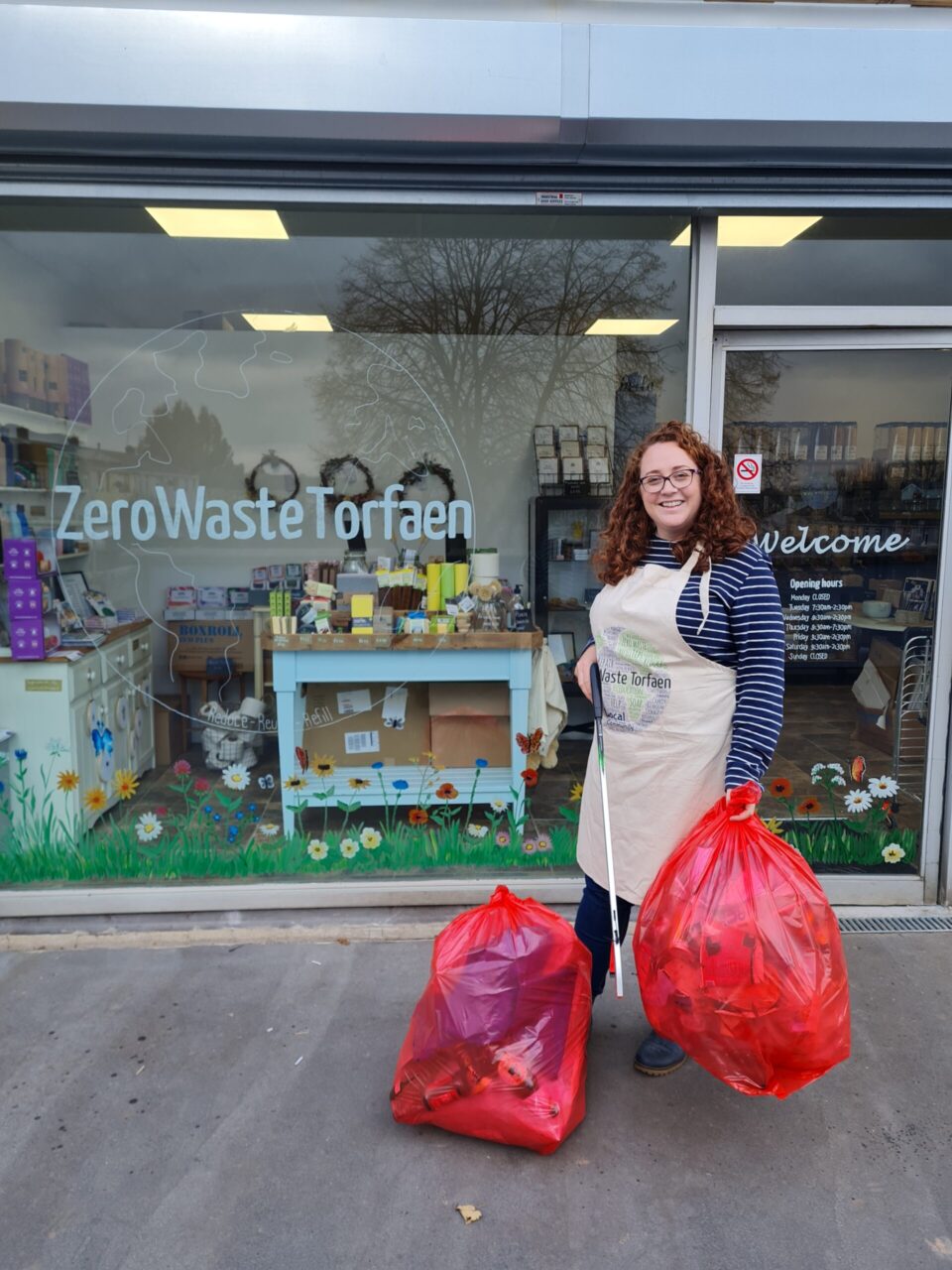 Zero Waste Torfaen Founder, Lauren Morse, making a difference in Torfaen