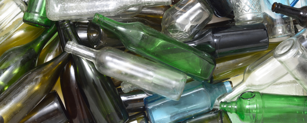 A collection of glass bottles