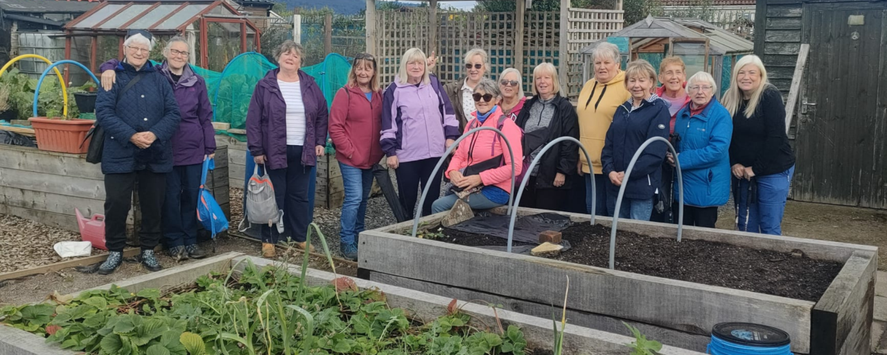 Women at Van Ward Allotments