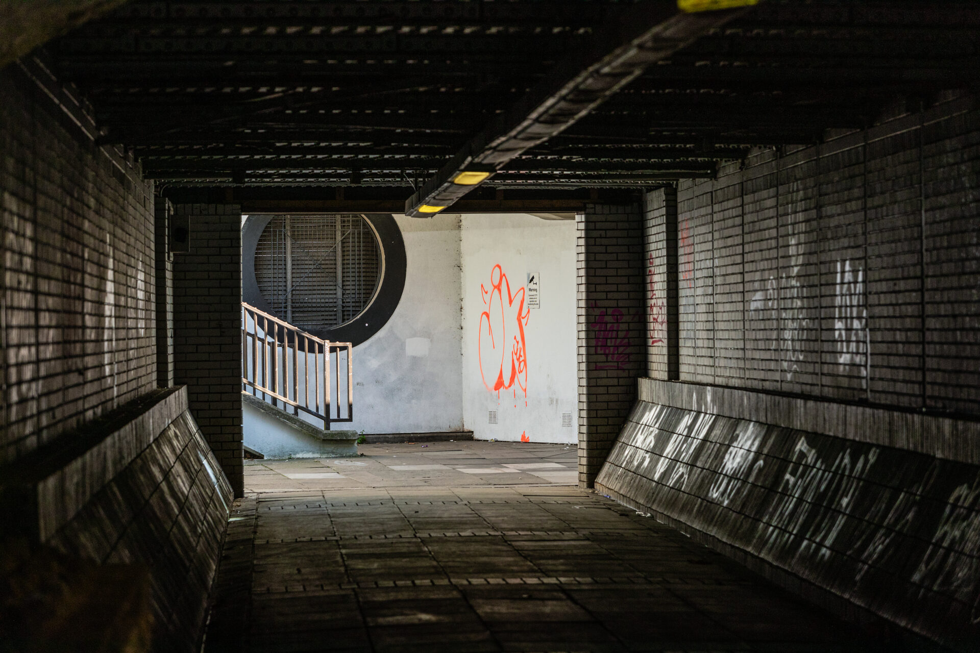 Graffiti in an underpass